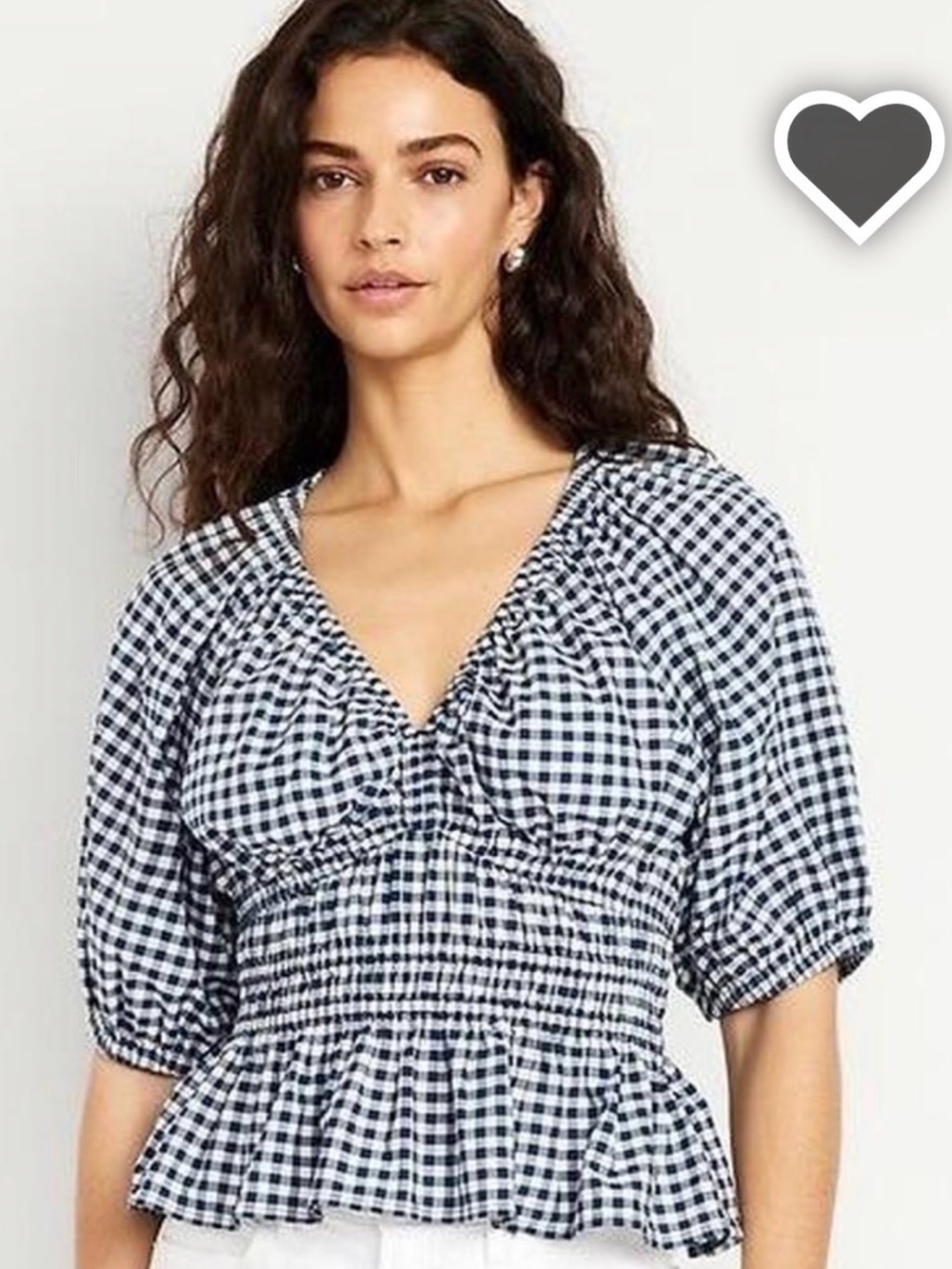 Gingham top